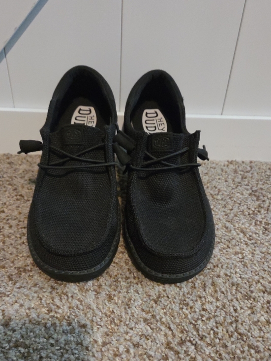 Hey Dude Shoes - Hey Dude Women's Black Casual Slip-On Loafers